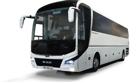 56 seater coach and charter bus hire in Paris