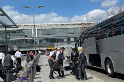 Event attendees transported by EBR's Coach hire in Nuremberg
