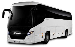 49 seater coach and charter bus hire in Olbia